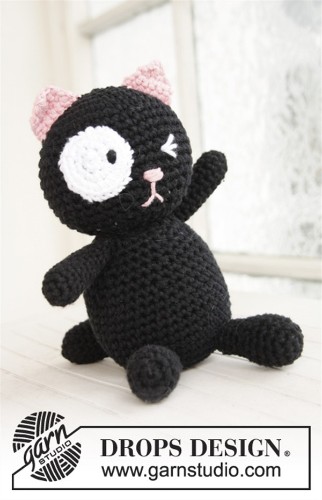 Bild på Amigurumi katt i Drops Paris