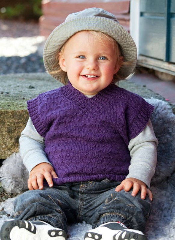 Bild på Babytröja, kofta och slipover i Baby Merino