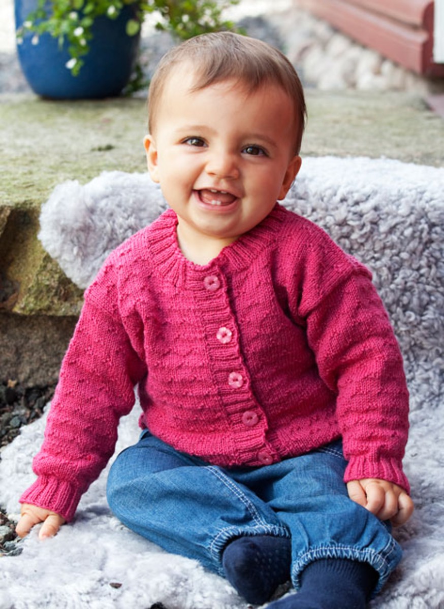 Bild på Babytröja, kofta och slipover i Baby Merino