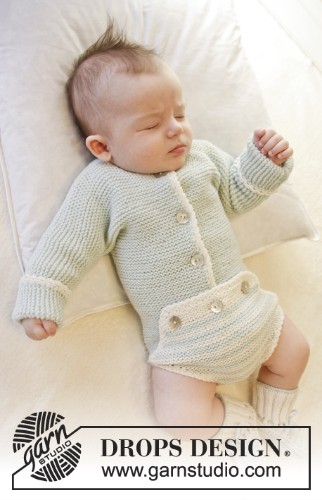 Bild på Rätstickad body i Baby Merino