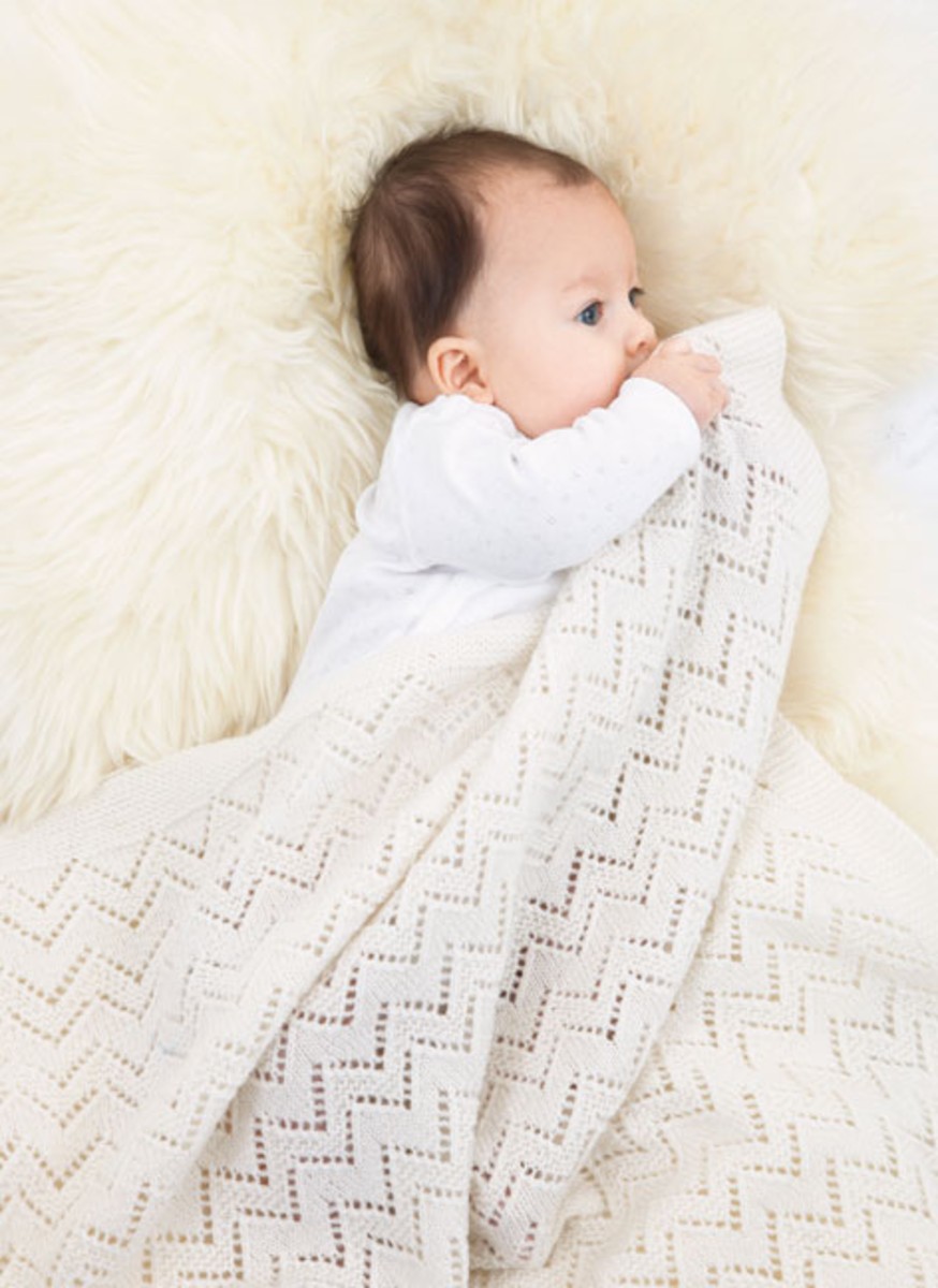 Bild på Babyfilt i Baby Merino.
