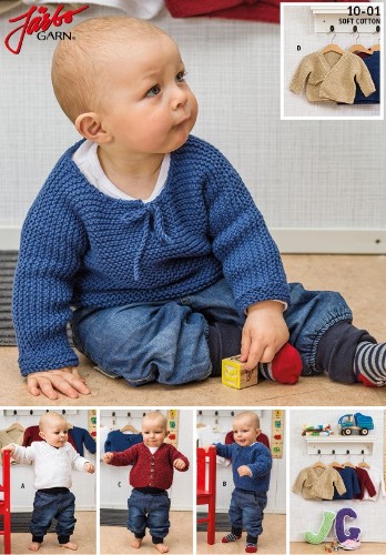 Bild på Rätstickat basplagg till baby i Soft Cotton