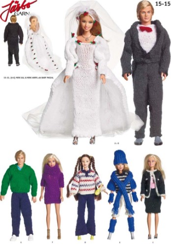 Bild på Barbiekläder i Miniull, Miniakryl eller Minibmull