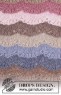 Bild på Stickmönster till filt i Drops Eskimo med ränder och vågmönster