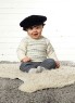Bild på Stickmönster till babytröja och kofta i Baby merino