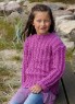 Bild på Stickmönster till barntröja i Ulrika, Freja eller Matilda