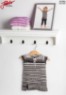Bild på Stickmönster till babayklänning med holkärm och snörning i Soft Raggi