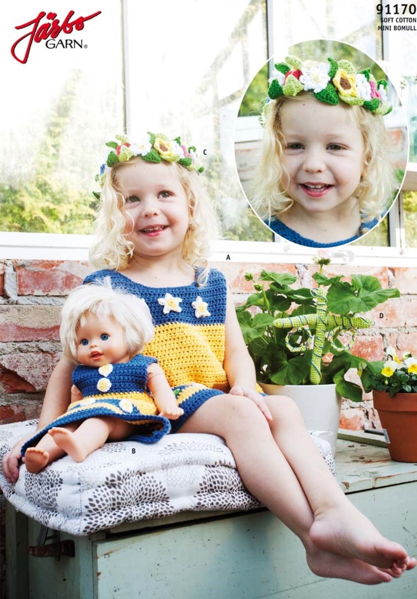 Bild på Stickmönster till midsommarklänning i Soft Cotton