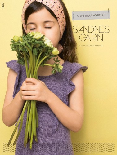 Bild på Mönsterkatalog från Sandnes Garn, Sommarfavoriter  till barn