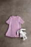 Bild på Set med kofta och klänning med flätor till Baby i Baby merino