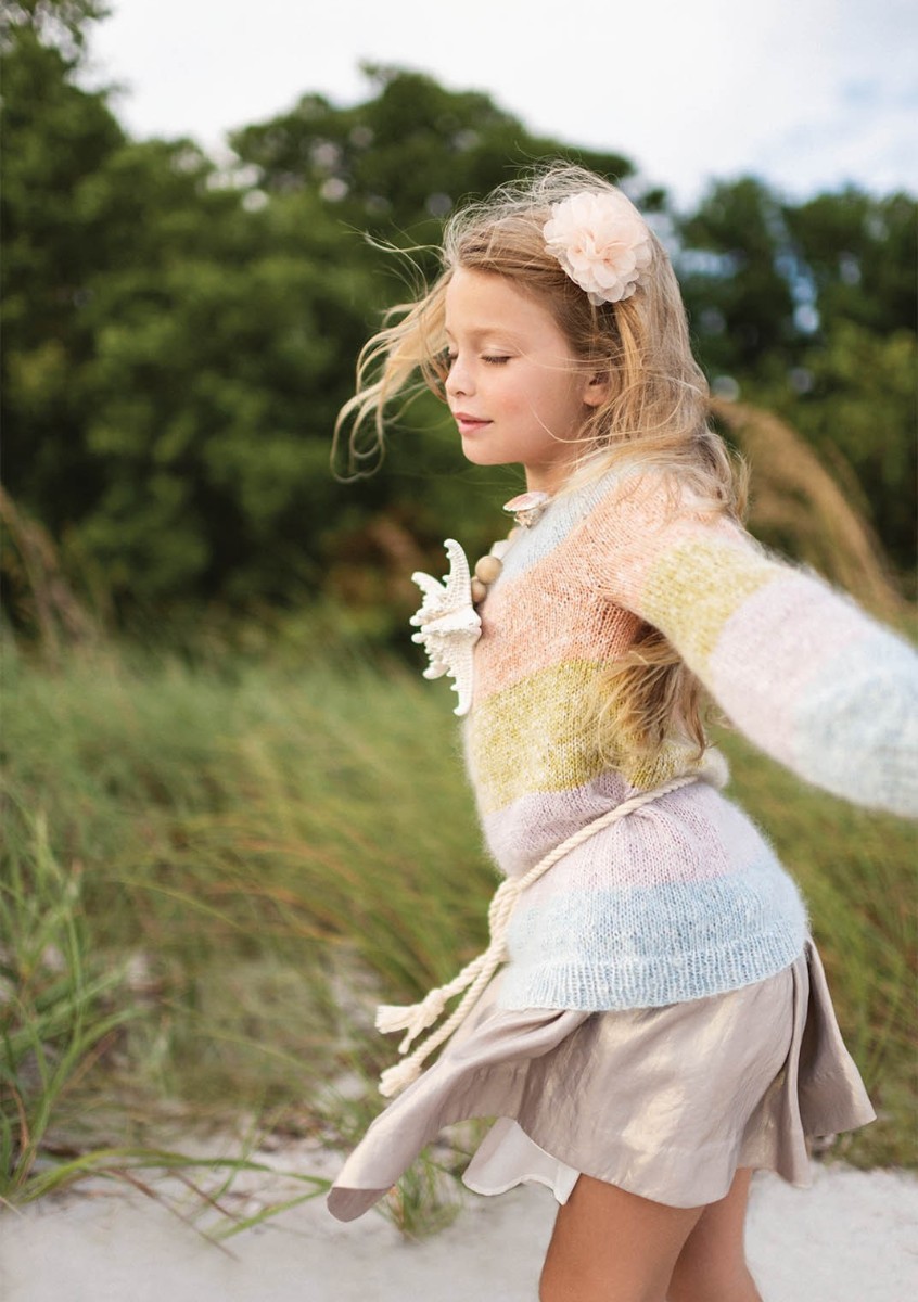 Bild på REGNBUEGENSER i Tynn Silk Mohair och Tynn Line