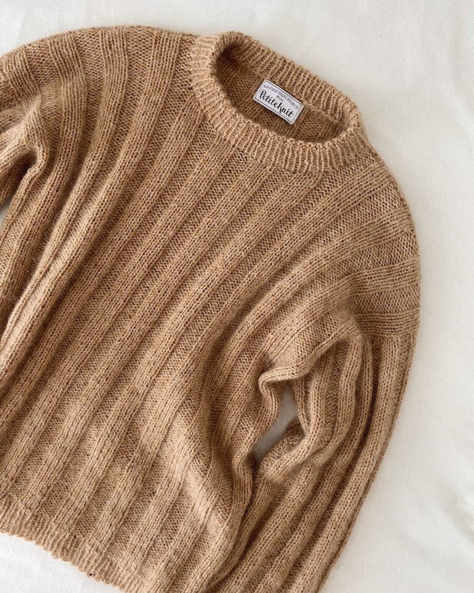 Bild på Ränder På Längden Tröja i en tråd Sunday och 1 tråd Tynn Silk Mohair