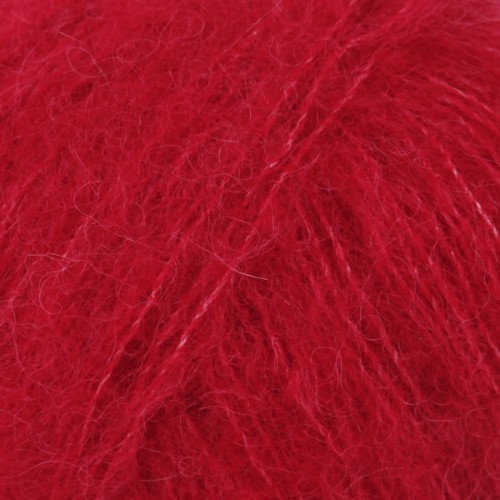 Bild på Drops Brushed Alpaca Silk Röd 07
