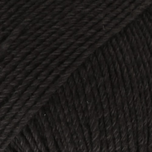Bild på Drops Cotton Merino Svart 02