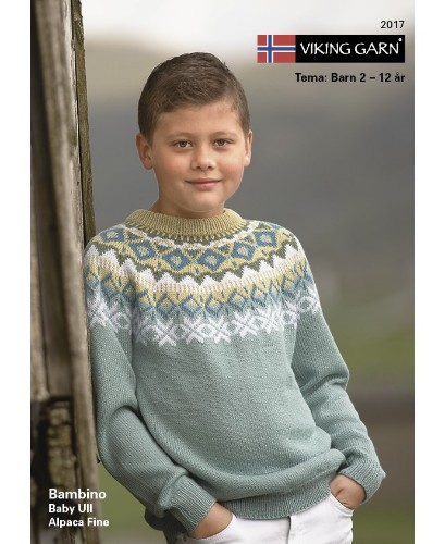 Bild på Mönsterkatalog Barn 2-12år i Bambino från Viking Garn, 2017