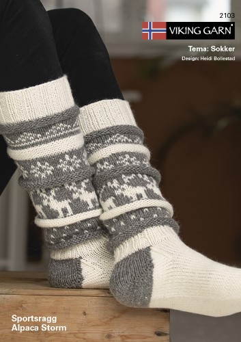 Bild på Tema sockor i Alpaca Storm och Sportsragg, 2103