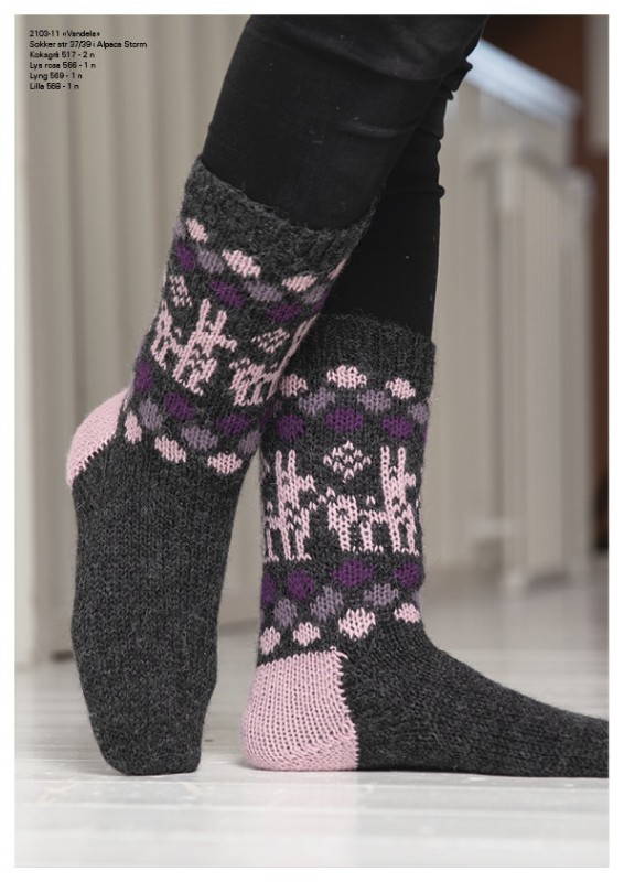 Bild på Tema sockor i Alpaca Storm och Sportsragg, 2103