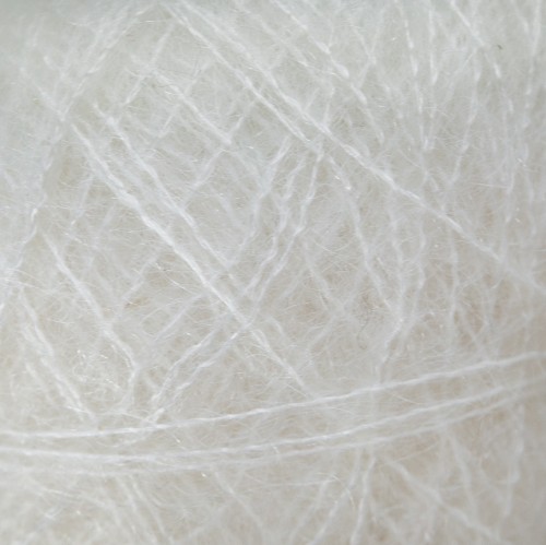 Bild på Fin Mohair Silke Natural White 20