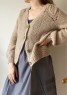 Bild på LEKNIT - CHUNKY DAHLIA V-NECK CARDIGAN I TYNN SILK MOHAIR OCH SUNDAY