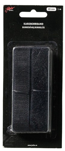 Bild på Kardborrband 20mm x 1m svart