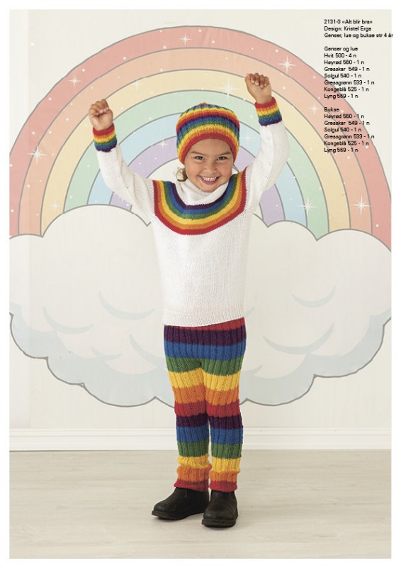 Bild på Mönsterkatalog Tema barn 2-12år i Alpaca Storm eller Bamboo 2131