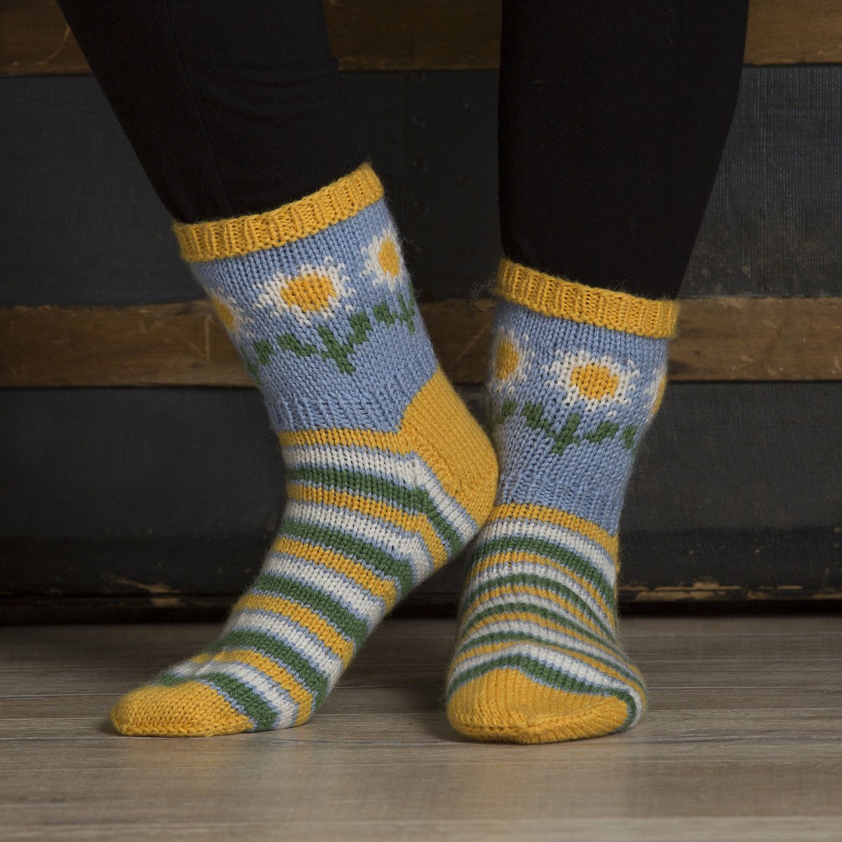 Bild på Mönsterkatalog till sockor i Sportsraggen 1805