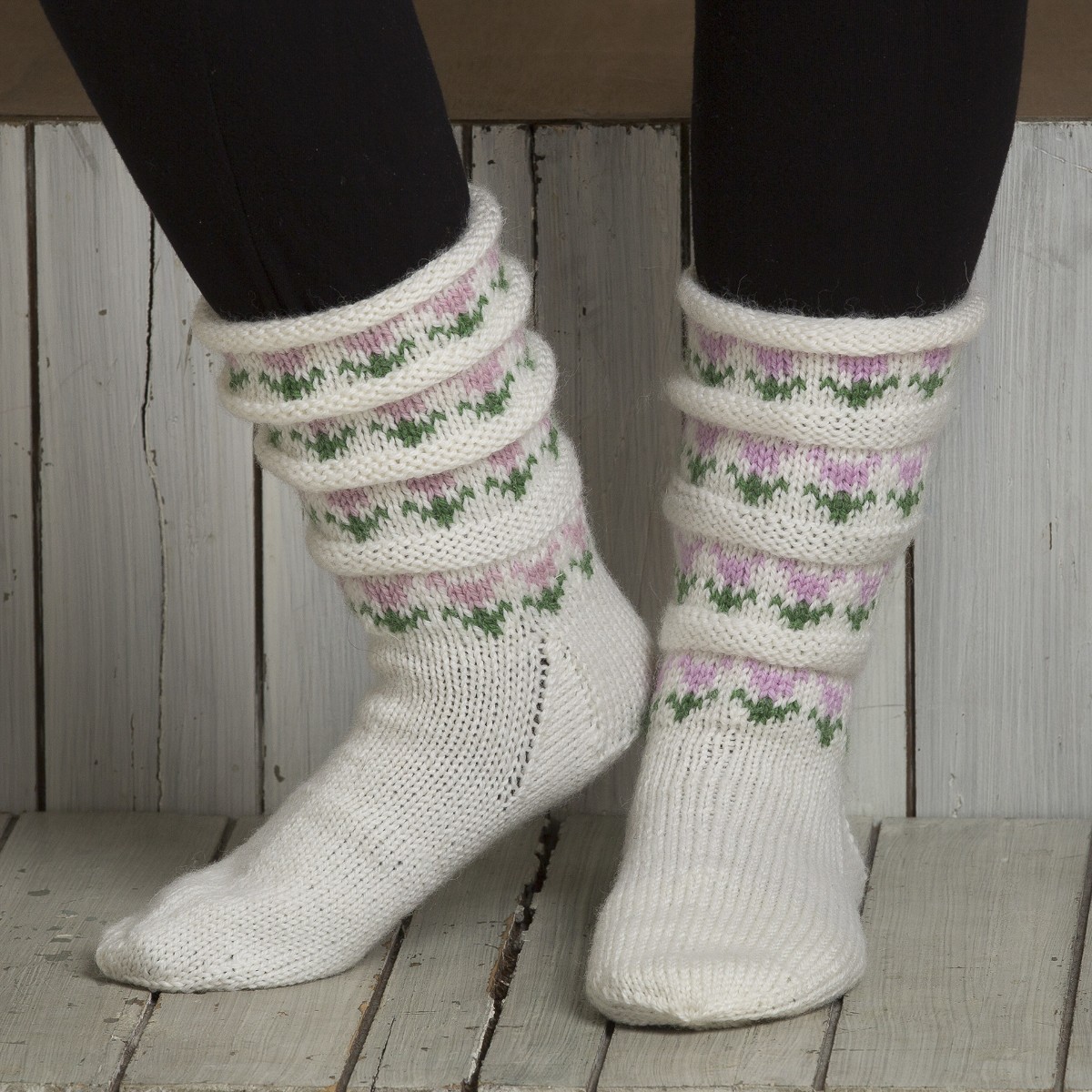 Bild på Mönsterkatalog till sockor i Sportsraggen 1805