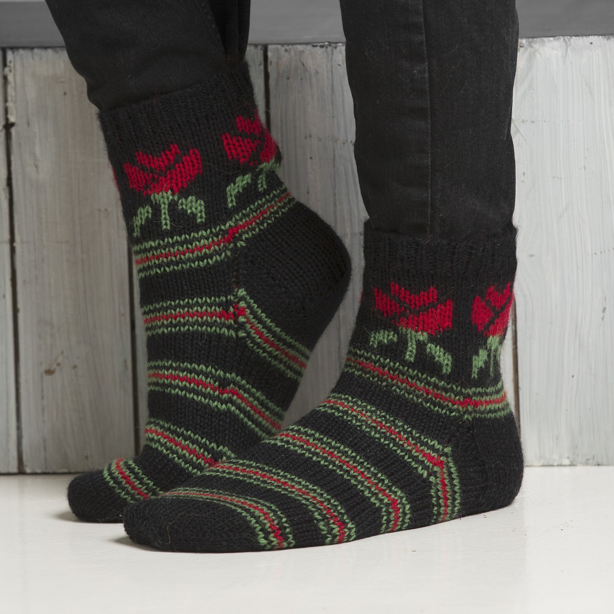 Bild på Mönsterkatalog till sockor i Sportsraggen 1805