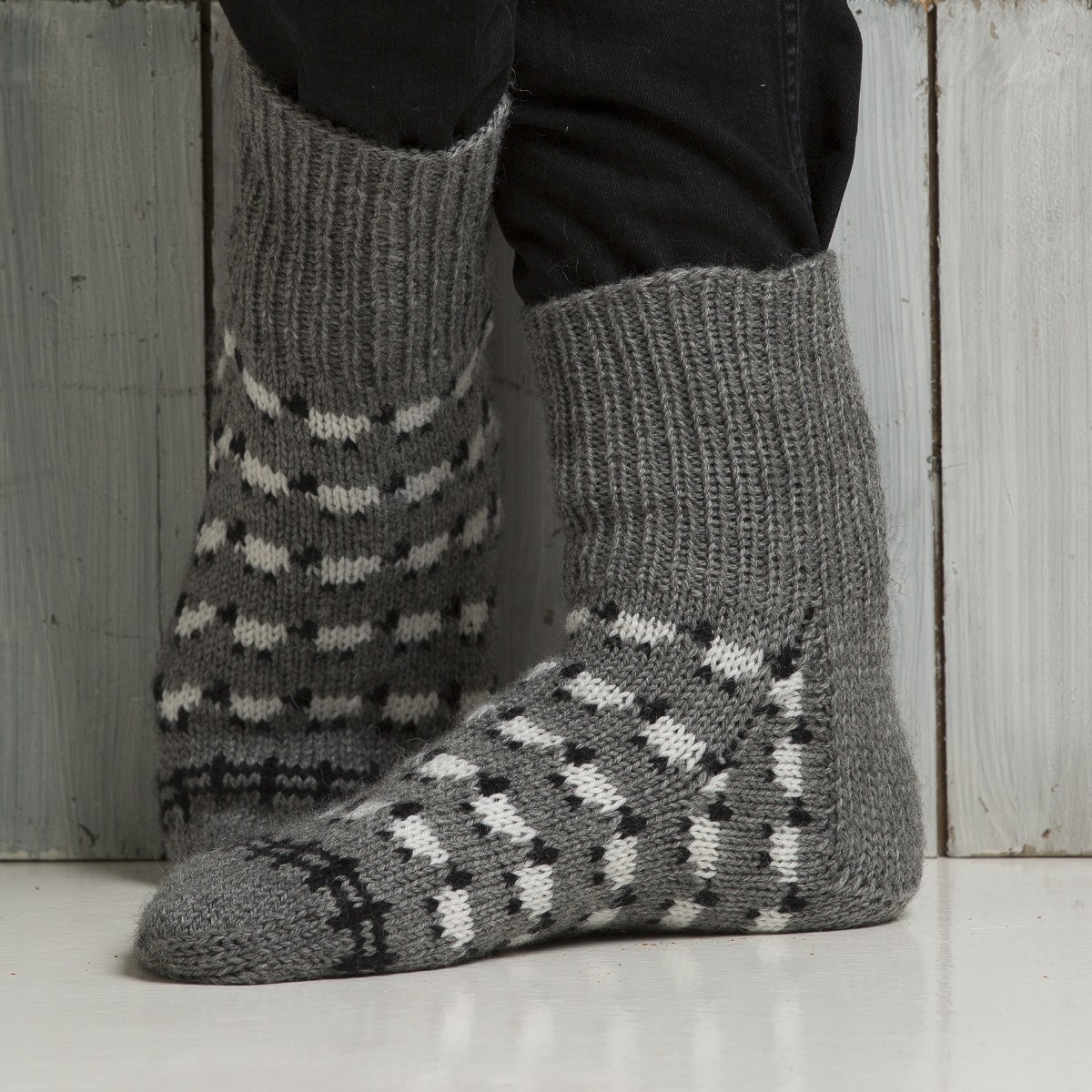 Bild på Mönsterkatalog till sockor i Sportsraggen 1805
