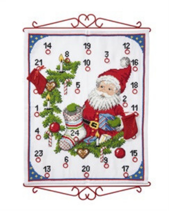 Bild på Tomte och polkagrisar - julkalender