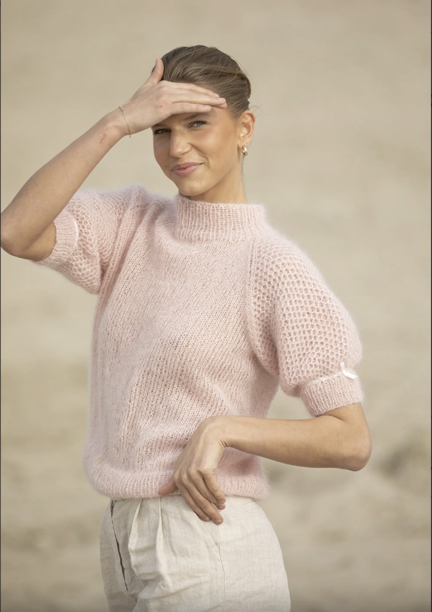 Bild på Mönsterkatalog från Viking Garn, Sommar, stickad i Kid/silk 2223