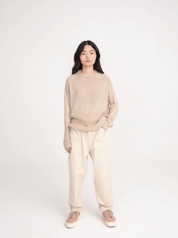 Bild på Franky Genser stickmönster i Alpkka Silke och Tynn Silk Mohair 2209