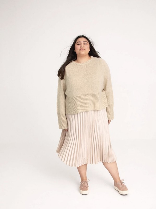Bild på Franky Genser stickmönster i Alpkka Silke och Tynn Silk Mohair 2209