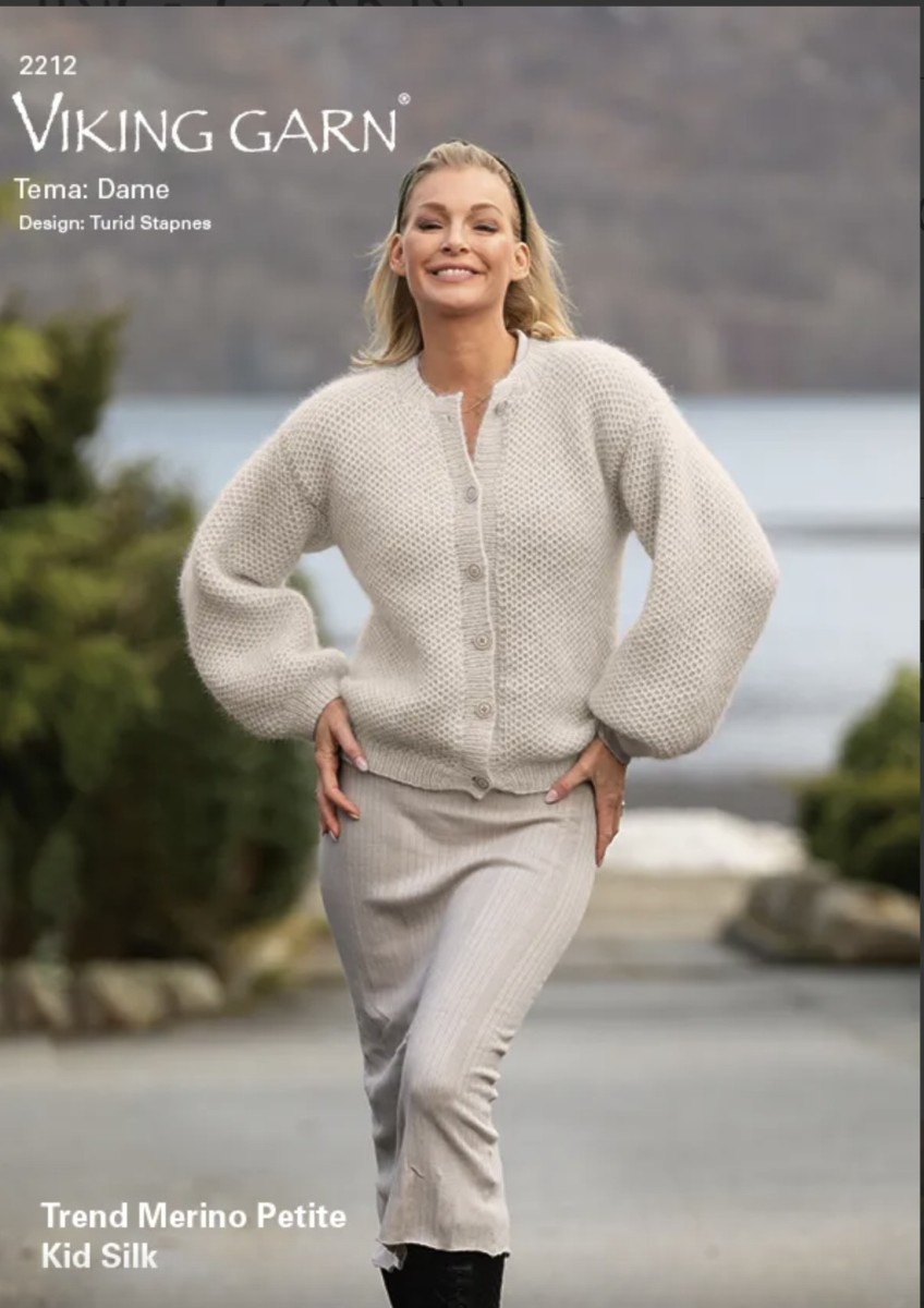 Bild på Katalog dam från Viking Garn i kid/silk och Trend Merino petite 2212