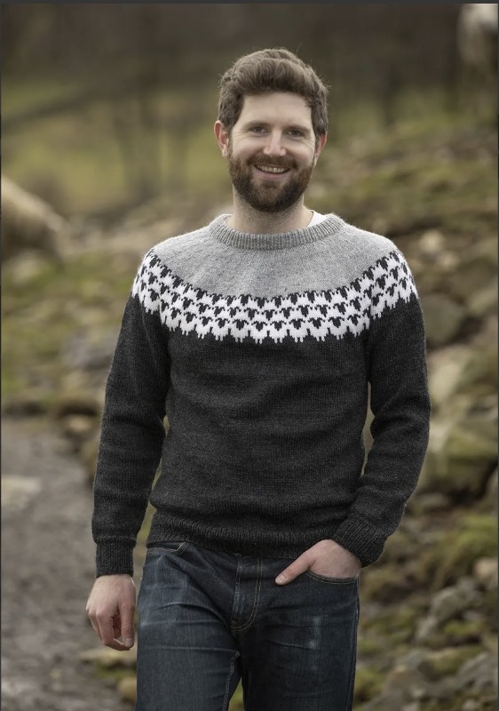 Bild på Mönsterkatalog ”Flokken” till hela familjen i Sportsragg eller Alpaca Storm 2309