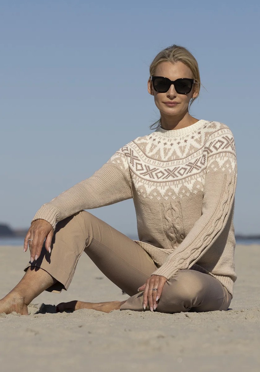 Bild på Mönsterkatalog "sunkiss" Dam i Bamboo eller Alpaca Storm 2319