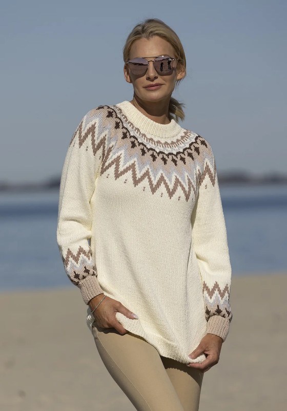 Bild på Mönsterkatalog "sunkiss" Dam i Bamboo eller Alpaca Storm 2319