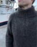 Bild på Zipper Sweater Man stickad i Fritidsgarn