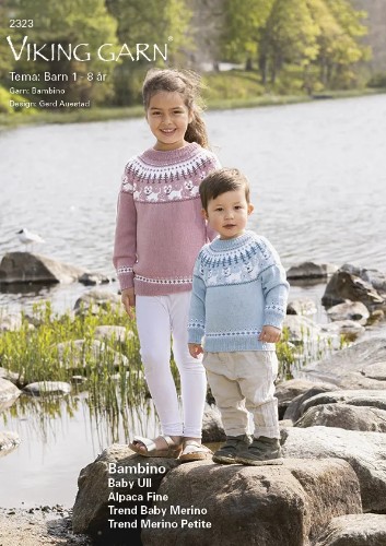 Bild på Mönsterkatalog barn 1-8år 2323 i Bambino, trend baby merino eller trend merino petite