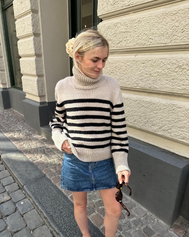 Bild på LYON SWEATER - CHUNKY EDITION I Peer Gynt och alpakka följetråd