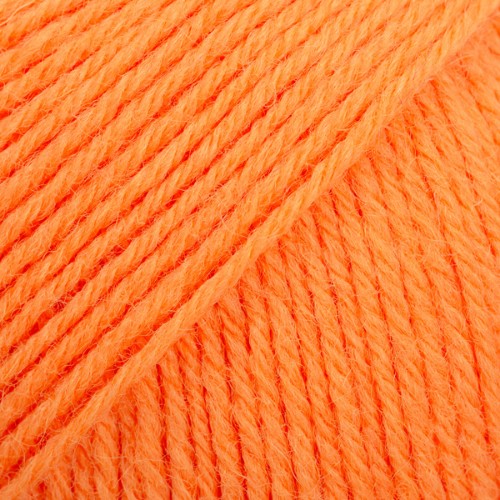 Bild på Drops Fabel Uni Colour Elektisk Orange 119