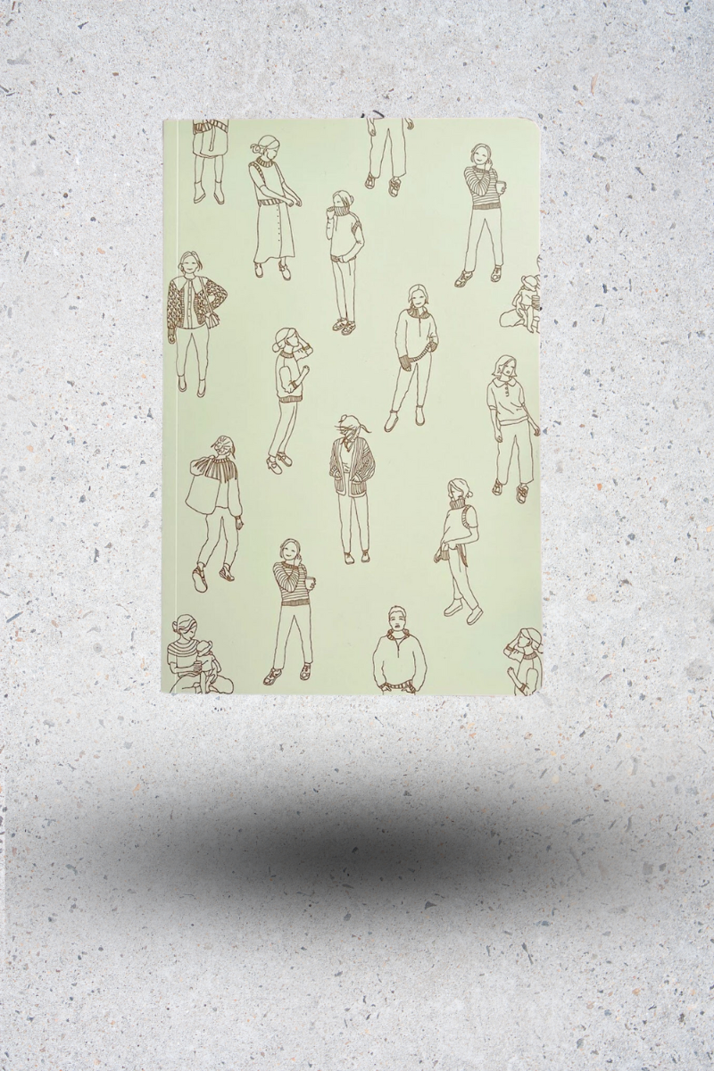 Bild på PetiteKnit Knitting Journal - Petit Signatur Creme/brun.