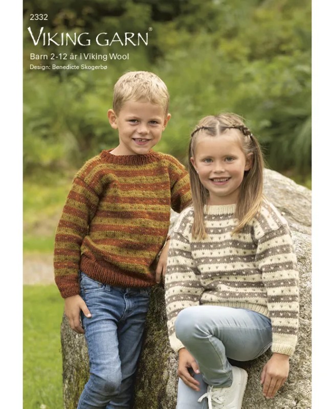 Bild på Mönsterkatalog för barn i Viking Wool 2332