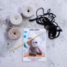 Bild på DIY Crochet Kit Lion Leroy Eco Barbante