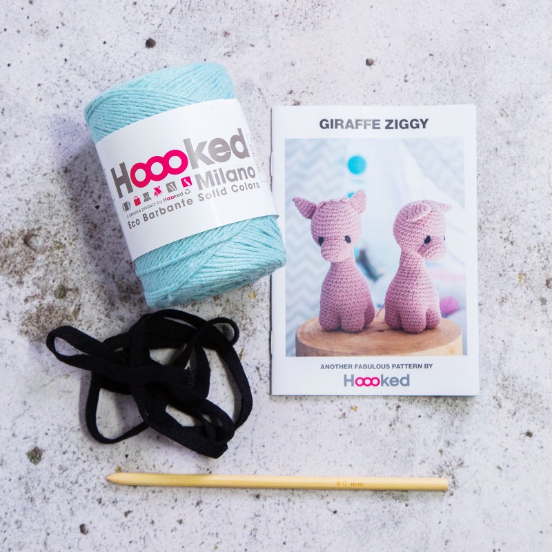 Bild på DIY Crochet Kit Giraffe Ziggy Eco Barbante Spring