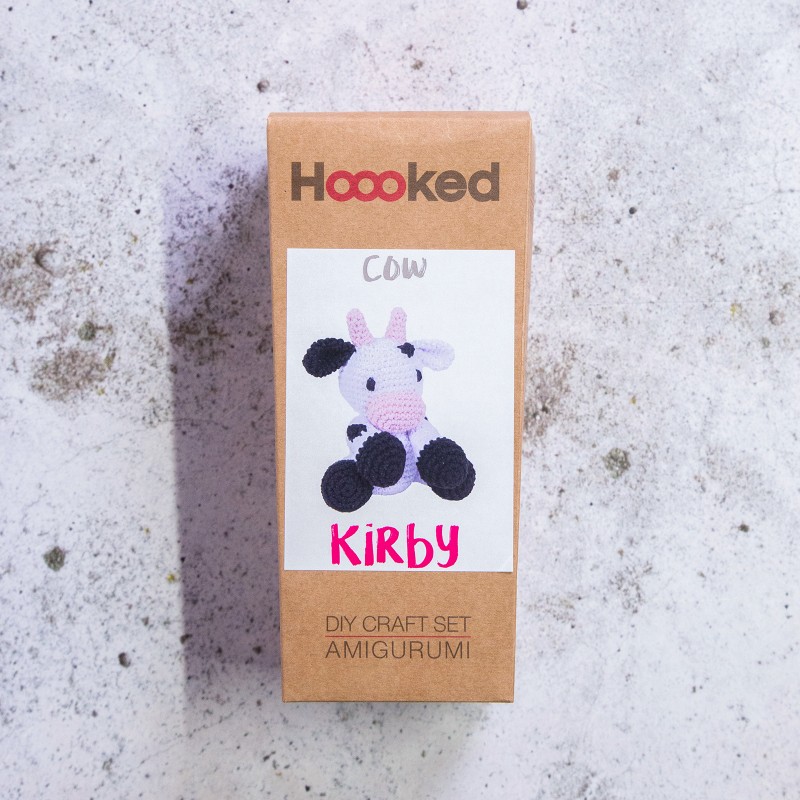 Bild på DIY Crochet Kit Cow Kirby Eco Barbante