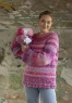 Bild på Stickmönsterkatalog Lek med färg i Alpaca Bris Multi 2337