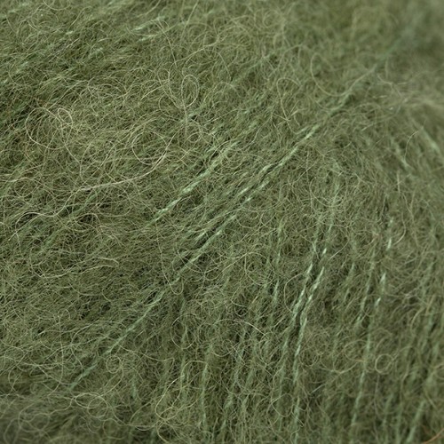 Bild på Drops Brushed Alpaca Silk Mossgrön 32