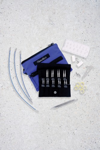 Bild på ChiaoGoo TWIST Shorties Small - Set med ändstickor (10 par, 5 & 8 cm)