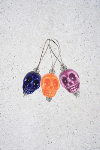 Bild på Zooni stitch marker skull candy